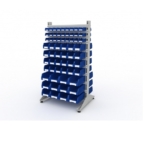 Стеллаж для пластиковых лотков SORTEX двухсторонний 1800x1000x800.05