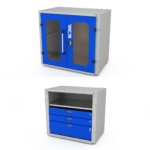 Шкаф для инструментов MODUL 1/2 XL 03 с дверями со смотровыми окнами