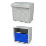 Шкаф для инструментов MODUL 1/2 XL 03 с роллетой