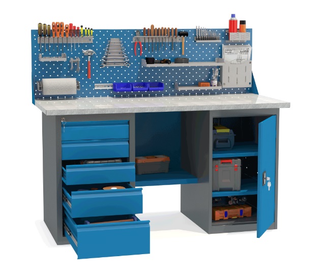 ВДТ-1.6 Верстак с драйвером и тумбой — изображение 4