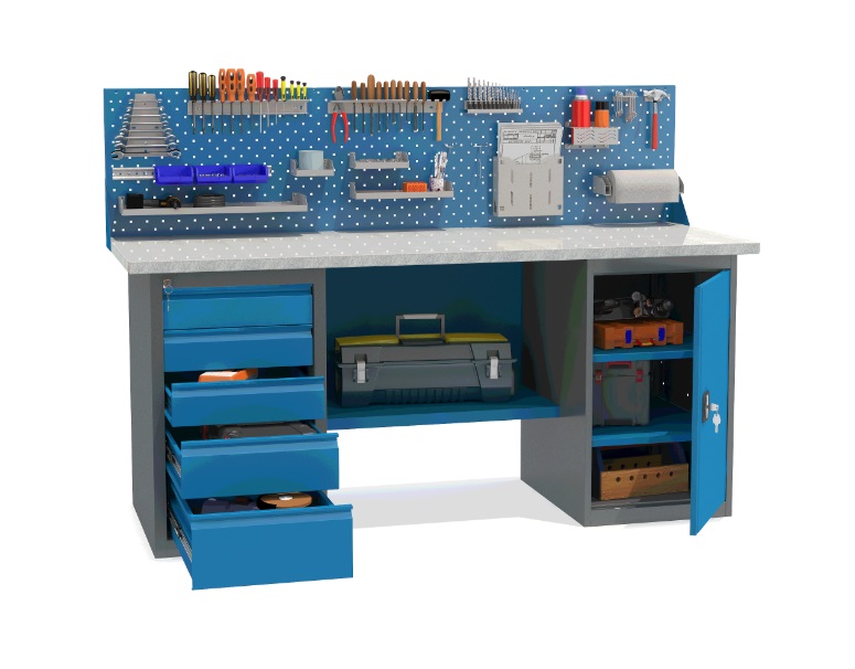 ВДТ-1.9 Верстак с драйвером и тумбой — изображение 4